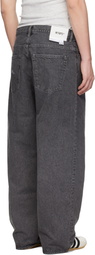 WTAPS Gray 'Blues' Straight Jeans