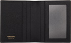 Ferragamo Black Gancini Window Credit Card Holder