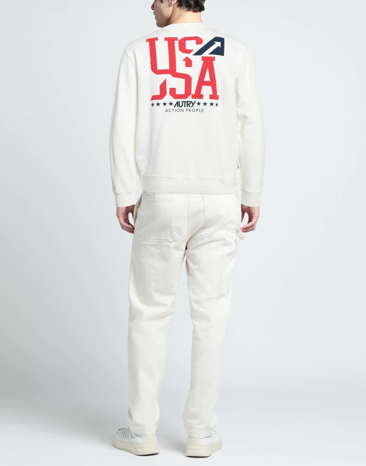 Autry Mens Sweatshirt in White