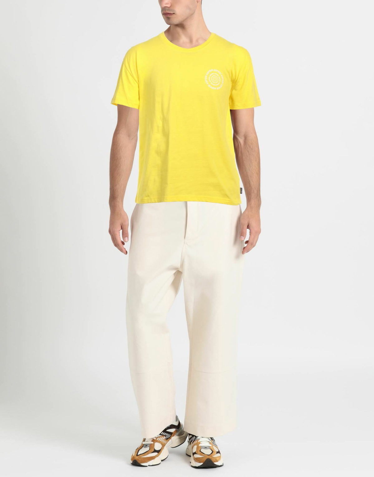 Aspesi Mens T-shirt in Yellow