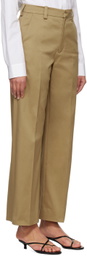 Teurn Studios SSENSE Exclusive Beige Trousers