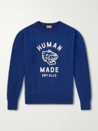 Human Made - Tsuriami Cotton Sweatshirt - Blue