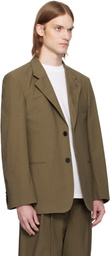 The Row Khaki Ritchie Blazer