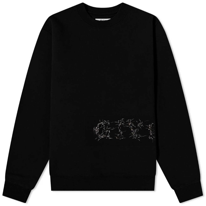 Photo: Givenchy Logo Barbed Wire Crew Sweat