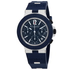 Bvlgari Aluminium Chronograph Automatic Blue Dial Mens Watch 104234