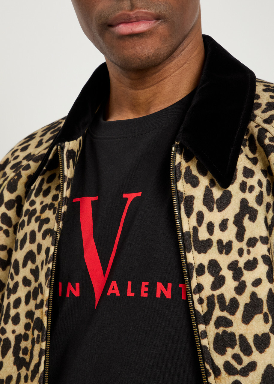 Valentino Garavani Logo-print Cotton T-shirt Black