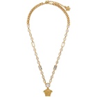 Versace Gold Medusa Pendant Chain Necklace