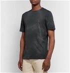 Theory - Tie-Dyed Pima Cotton T-Shirt - Gray