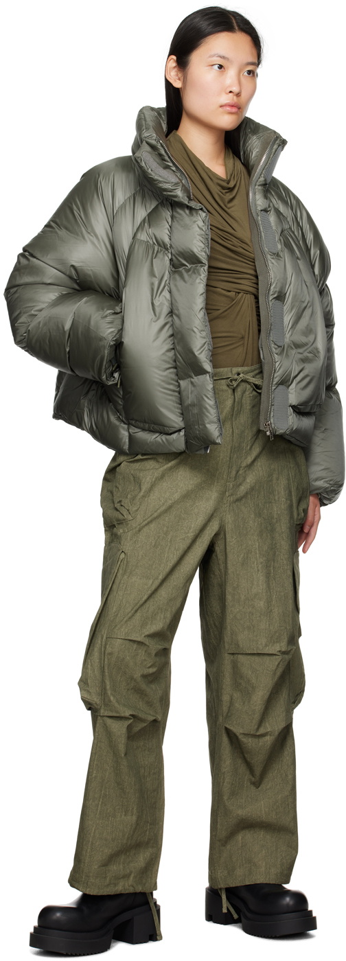 Entire Studios Khaki UVR Down Jacket Entire Studios