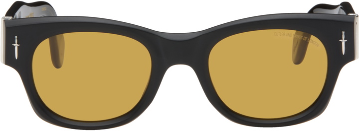 Photo: Cutler and Gross Black The Great Frog Edition Halen Square Sunglasses
