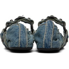 Balenciaga Blue City Ballerina Flats
