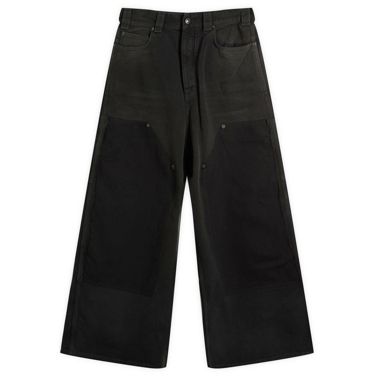 【BALENCIAGA】Striped Cupro Oversized Trousers ブラック Balenciaga Striped Tracksuit Pants - Black | Garmentory