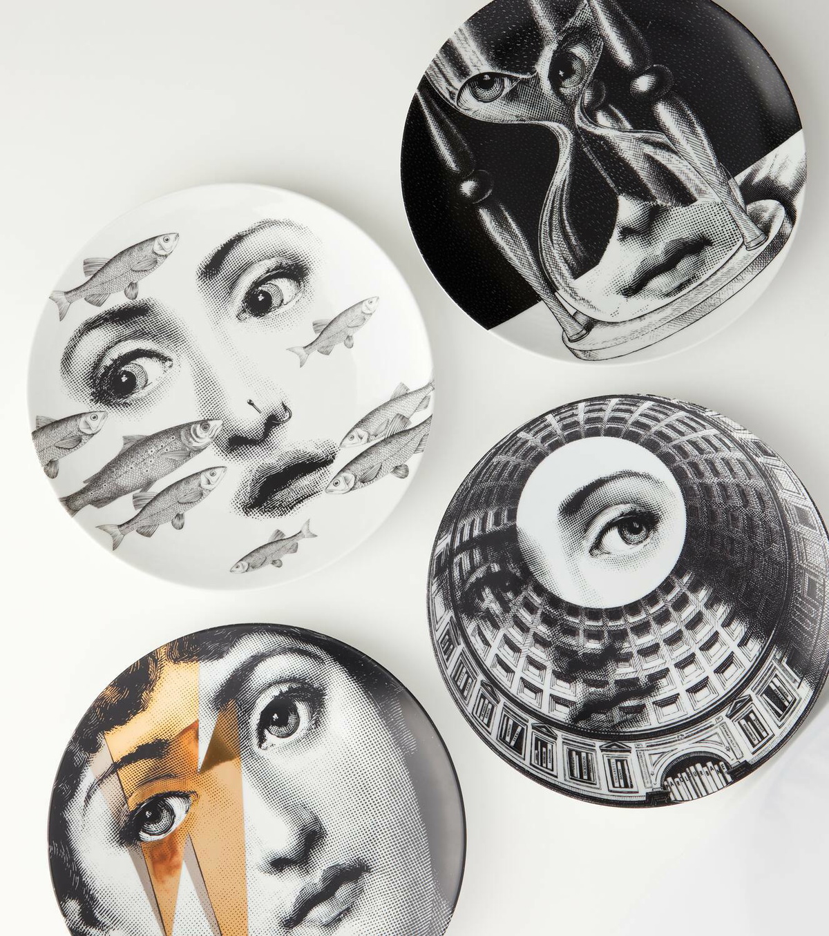 Fornasetti Tema e Variazioni n.392 wall plate Fornasetti