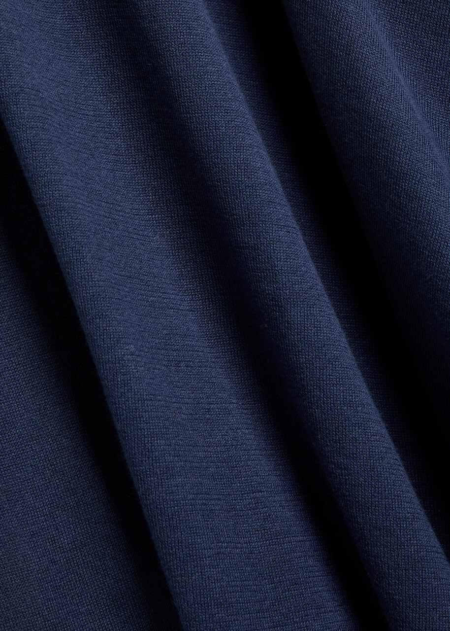 John Smedley Noah Cotton Polo Shirt Navy