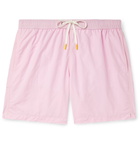 Hartford - Slim-Fit Mid-Length Swim Shorts - Pink