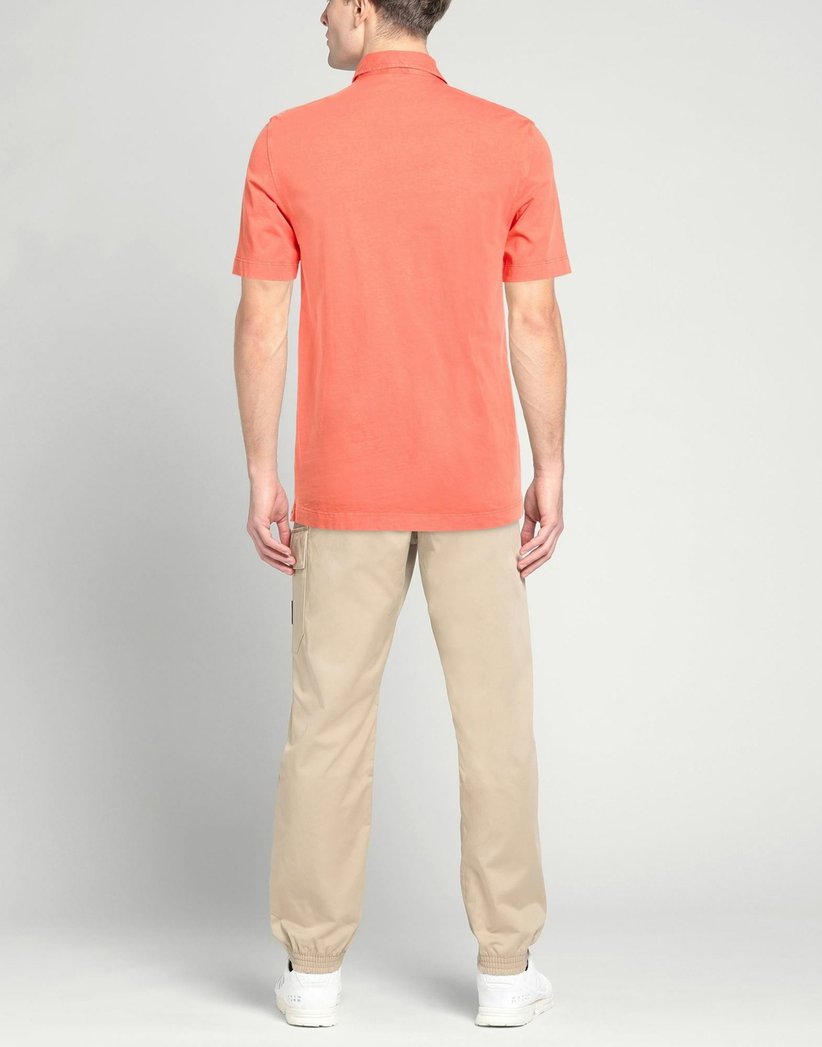 Drumohr Mens Polo shirt in Orange