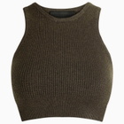 Fear of God ESSENTIALS Women's Waffle Sport Tank Top in Brown