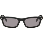 Prada Eyewear Black Iconic Metal Plaque Sunglasses