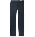 rag & bone - Midnight-Blue Fit 2 Slim-Fit Cotton and Linen-Blend Trousers - Midnight blue