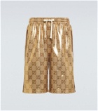 Gucci GG laminated basketball shorts