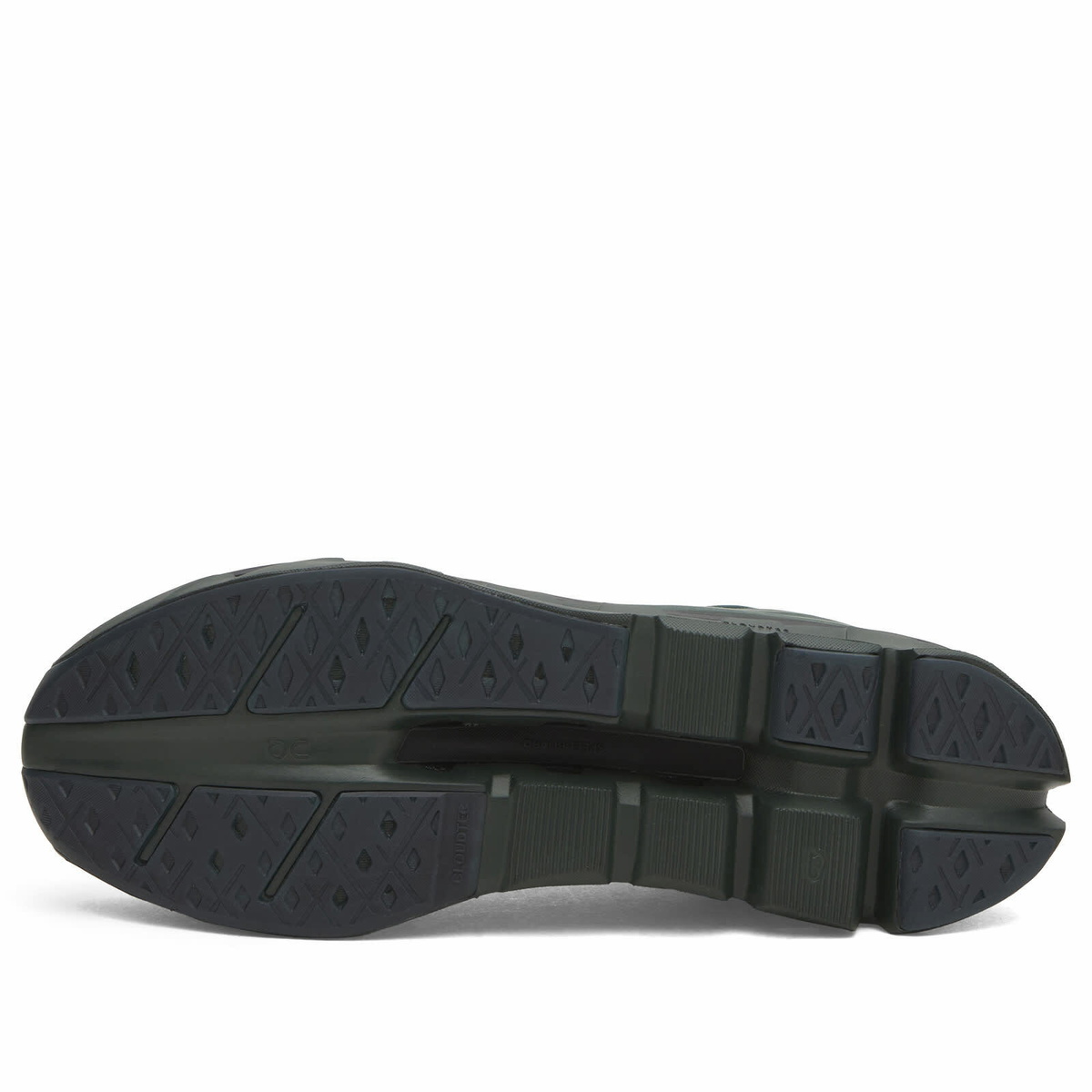 ON Men's Cloudflow 5 AD Sneakers in Obsidian/Evergreen