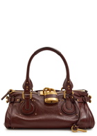 Chloe Paddington Padlock Grained Leather Shoulder bag - Brown - One Size