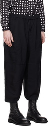 Black Comme des Garçons Black Thick Gabardine Trousers