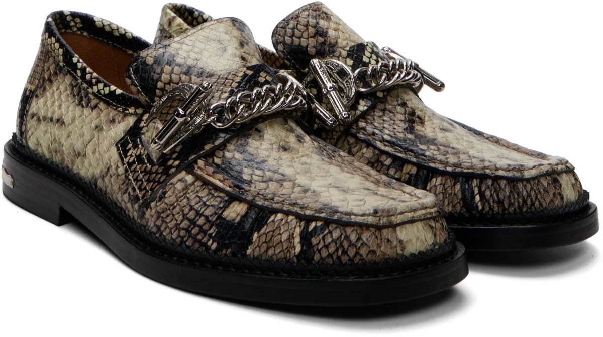 Toga Pulla Off-White & Black AJ1510 Loafers