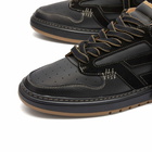 Represent Men's Reptor Leather Sneakers in Black/Washed Tuape