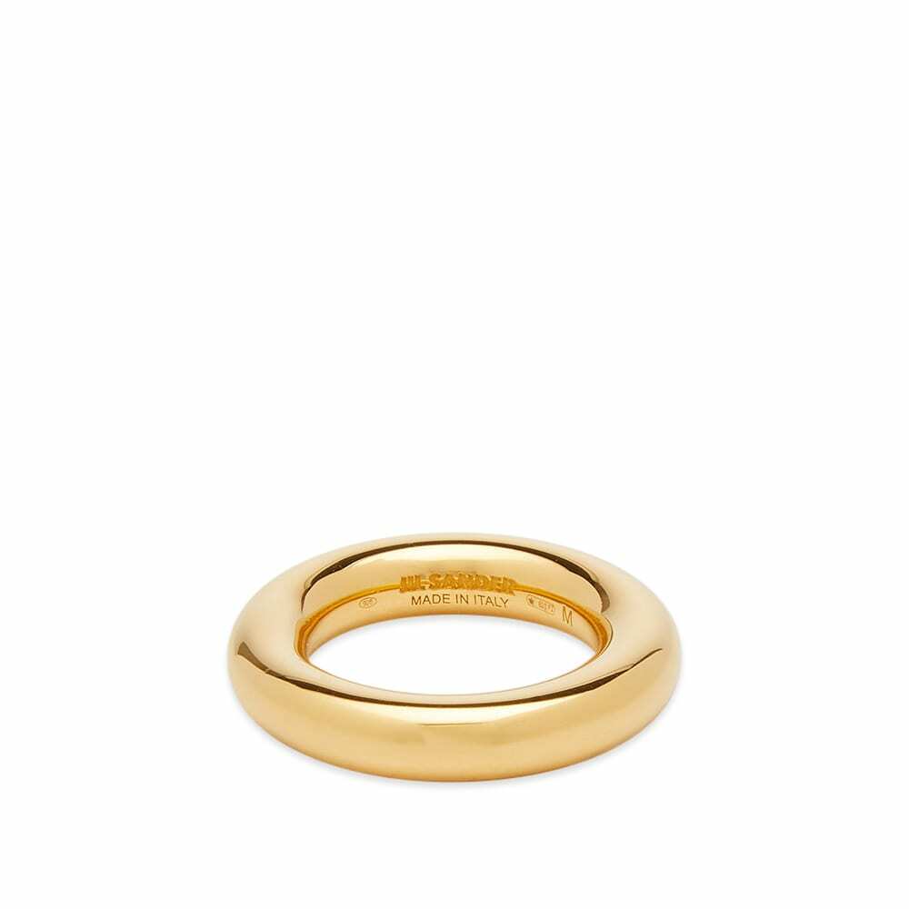 Jil Sander Women's Classic Ring 1 in Gold Jil Sander