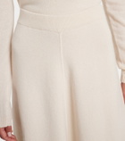 Jardin des Orangers Wool and cashmere midi skirt