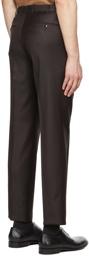 ZEGNA Brown Wool Trousers