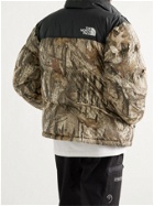 THE NORTH FACE - 1996 Retro Nuptse Quilted Printed Shell Down Jacket - Brown - XS