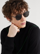 Bottega Veneta - Round-Frame Metal Sunglasses