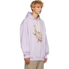 Acne Studios Purple Turtle Fala Hoodie