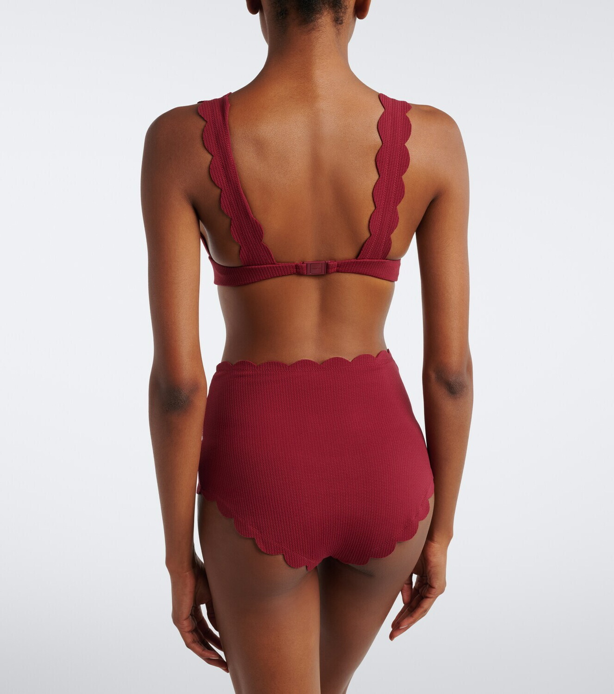 Marysia Santa Monica scalloped bikini bottoms