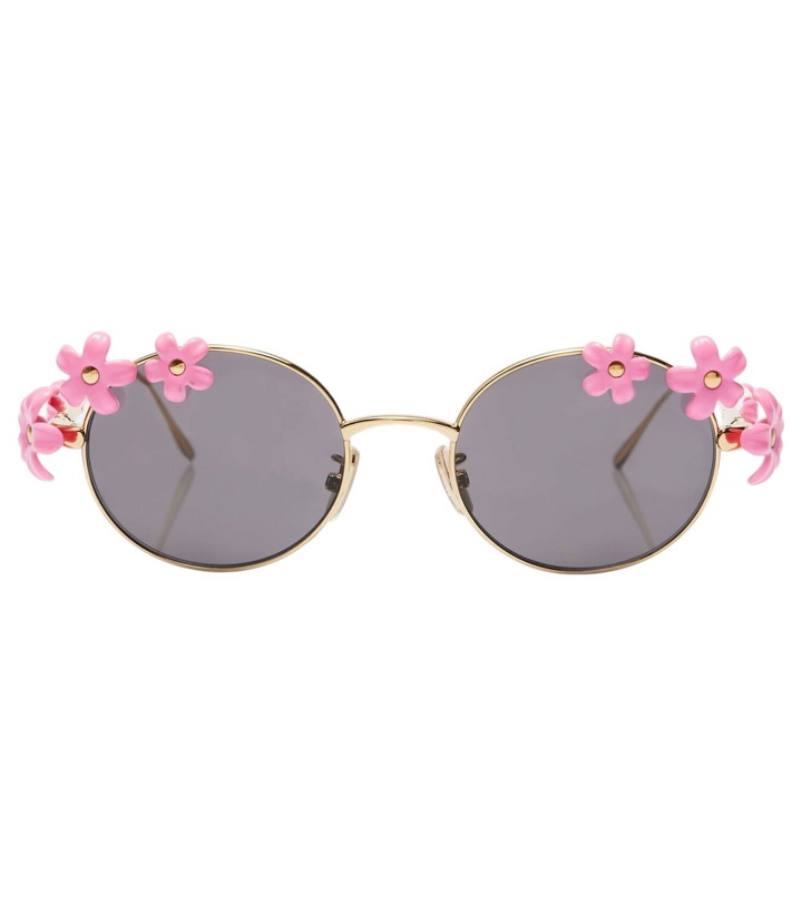 Photo: Loewe Floral oval sunglasses