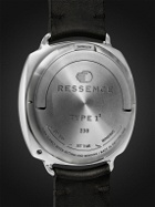 Ressence - Type 1.3² v2 B Automatic 41mm Titanium and Leather Watch, Ref. No. Type 1.3² v2 B