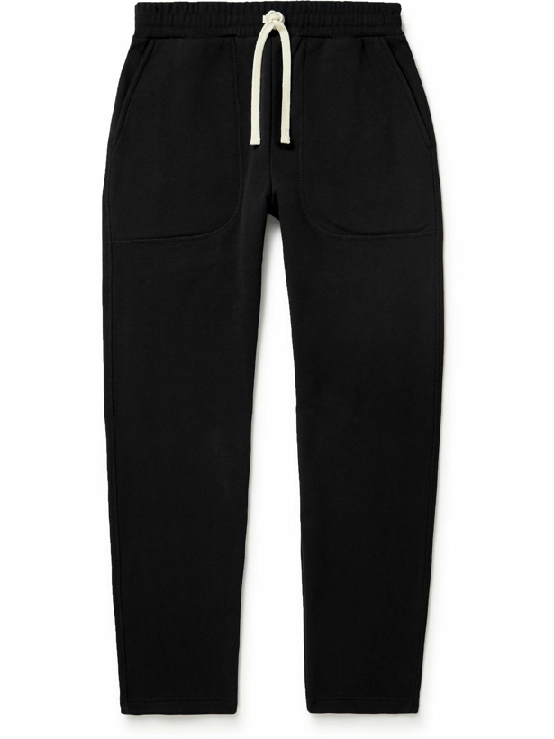 Photo: Norse Projects - Falun Tapered Cotton-Jersey Sweatpants - Black
