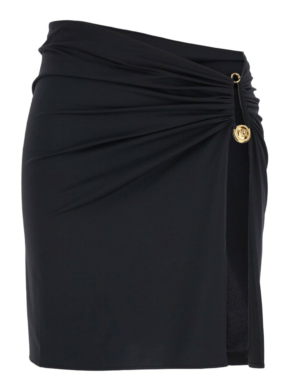 Versace Safety Pin wool miniskirt Versace
