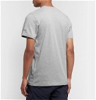 adidas Consortium - SPEZIAL Logo-Detailed Mélange Cotton-Jersey T-Shirt - Gray