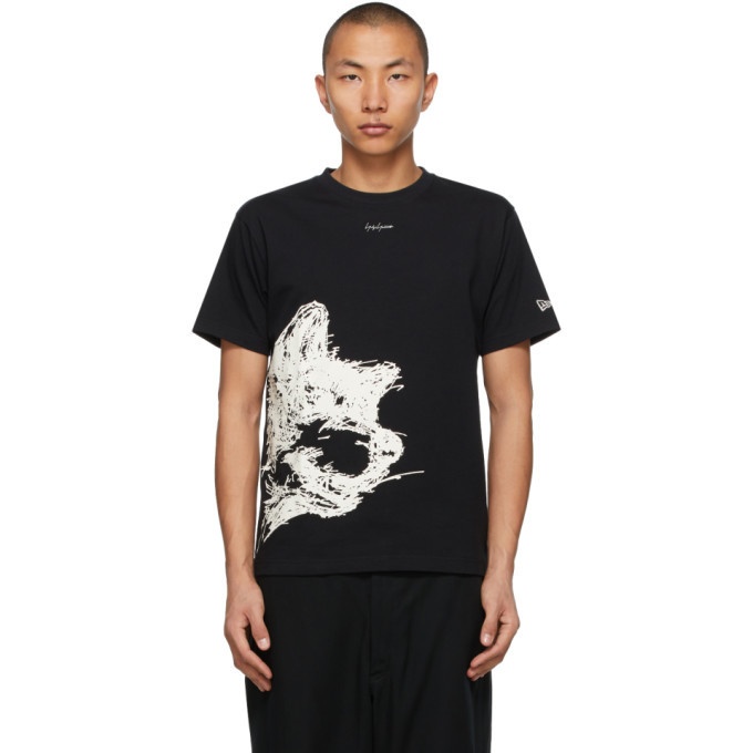 Photo: Yohji Yamamoto Black New Era Edition Dog Print T-Shirt