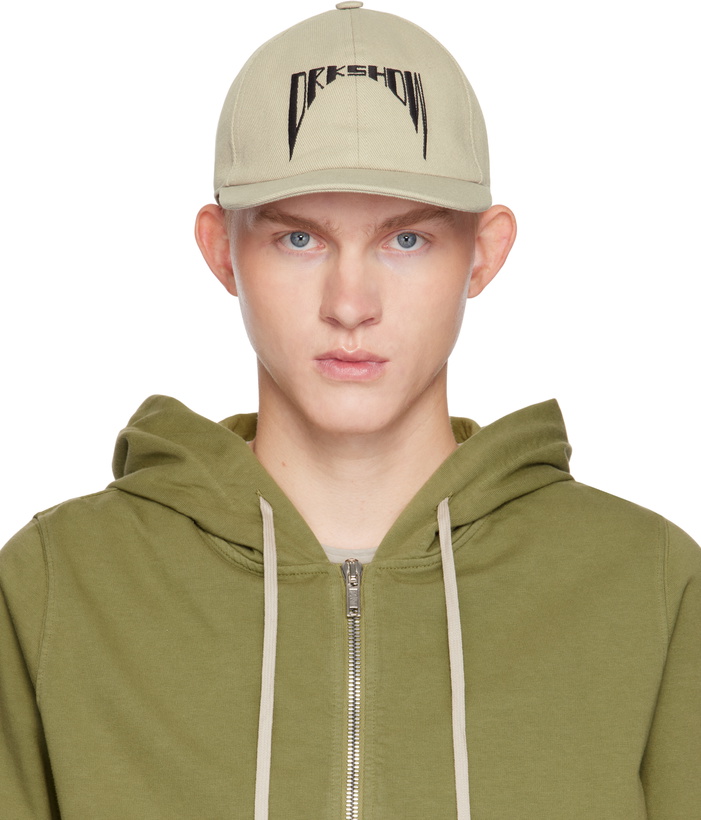 Rick Owens DRKSHDW Gray Porterville Baseball Cap Rick Owens Drkshdw