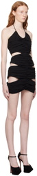 Mônot Black Cut Out Minidress