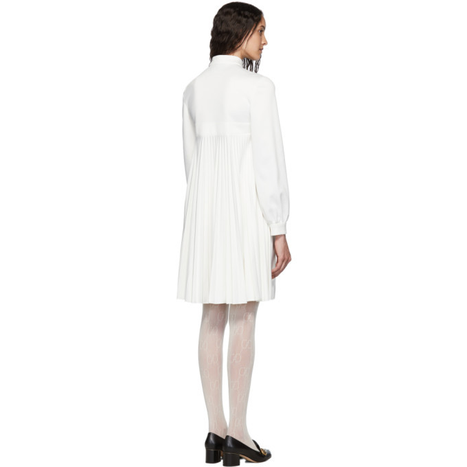 Gucci White Pleated Tennis Dress Gucci