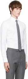 Thom Browne White Solid Poplin Classic Shirt