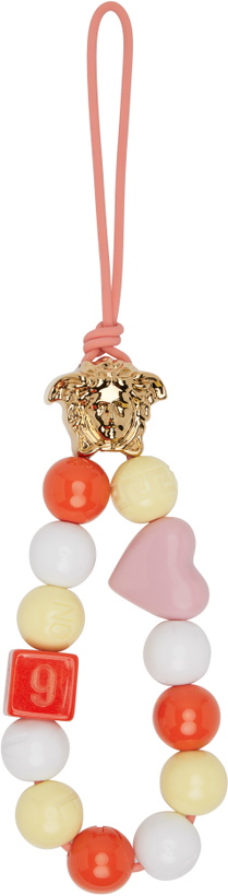 Photo: Versace Multicolor 'La Medusa' Charm Keychain