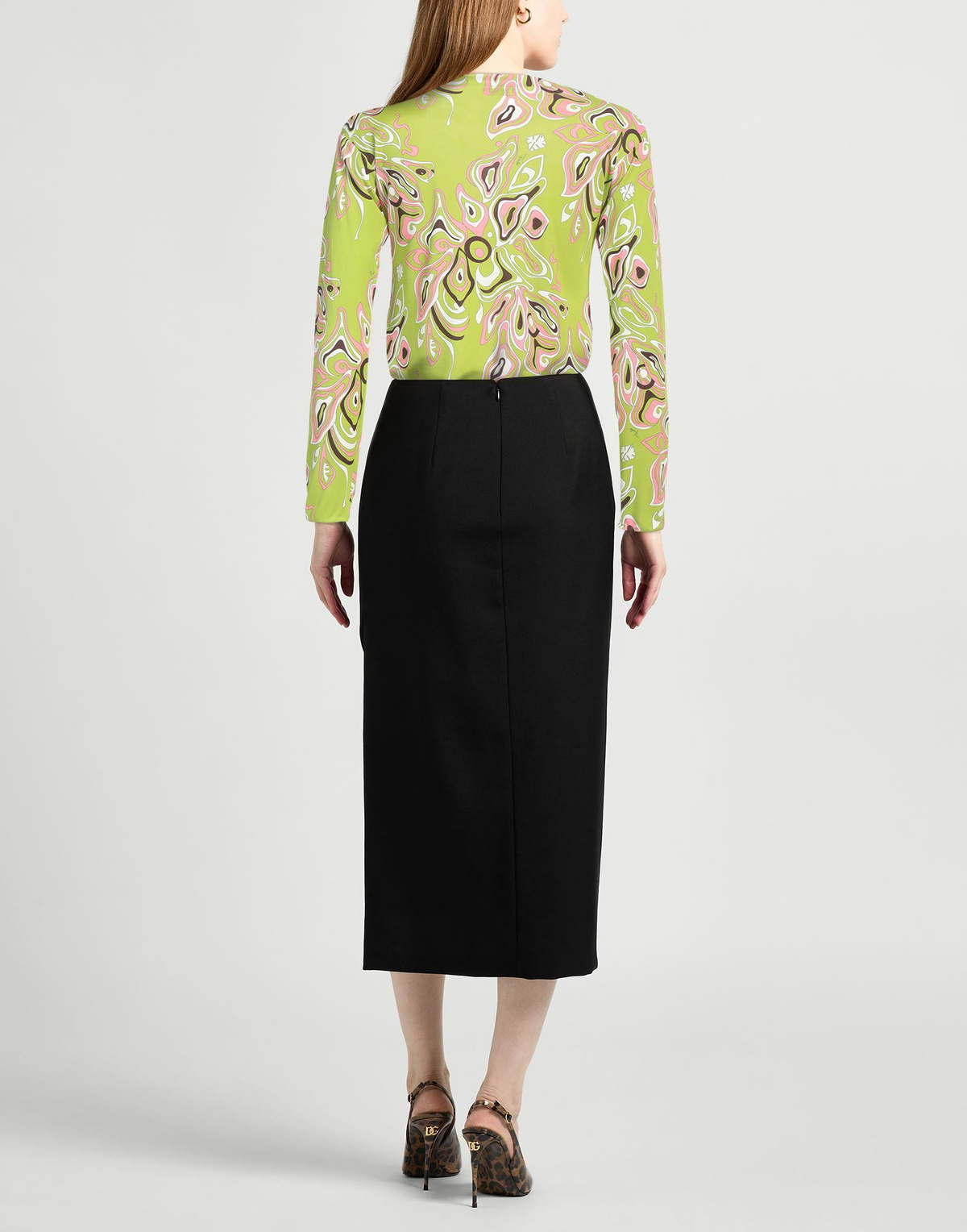Pucci Womens T-shirt Lime in Green