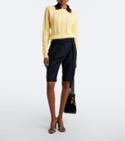 Versace Medusa cable-knit cotton sweater
