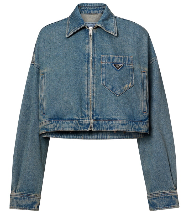 Photo: Prada Cropped denim jacket